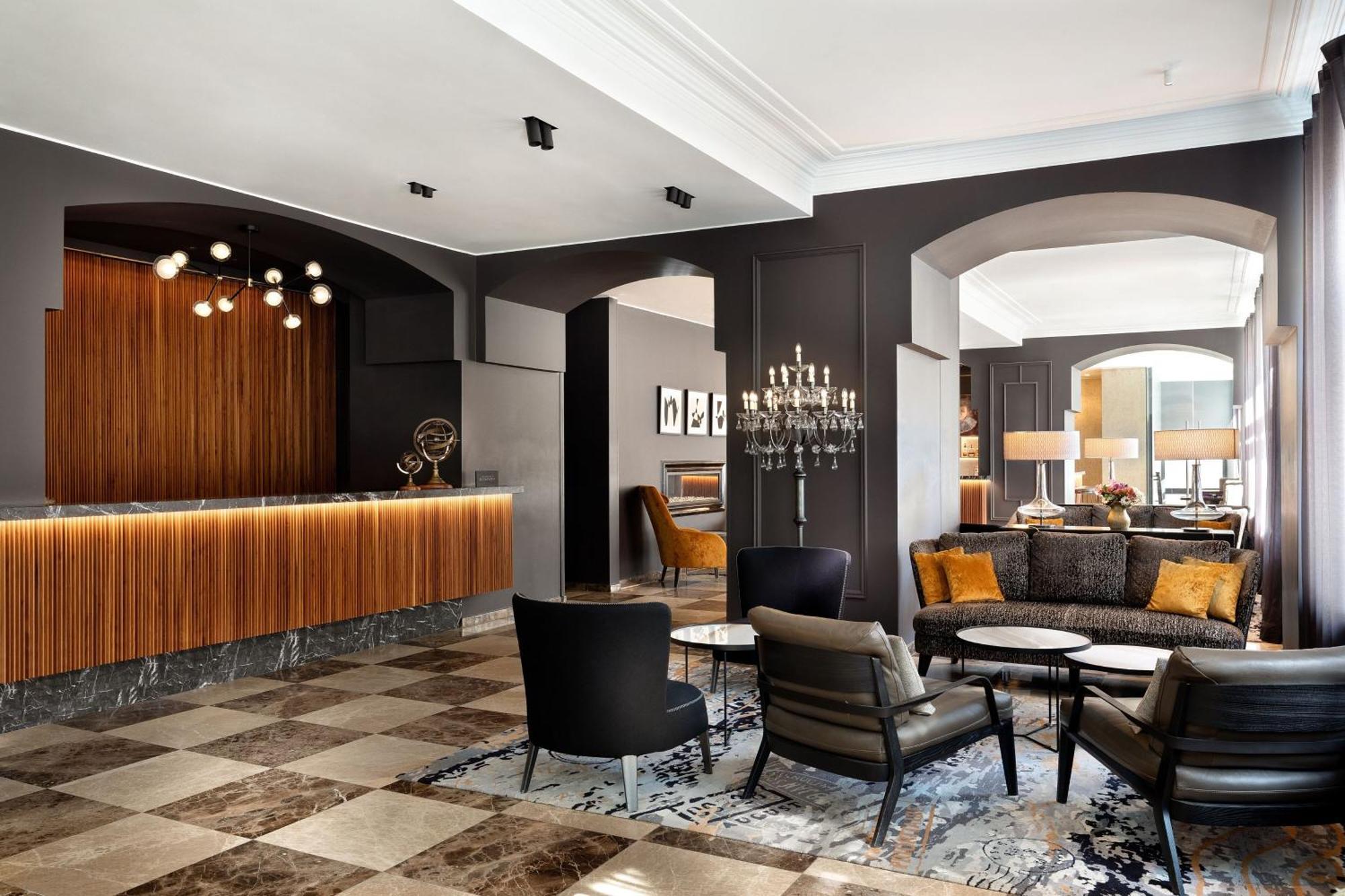 Hotel Telegraaf, Autograph Collection Tallinn Exteriér fotografie The lobby of the hotel