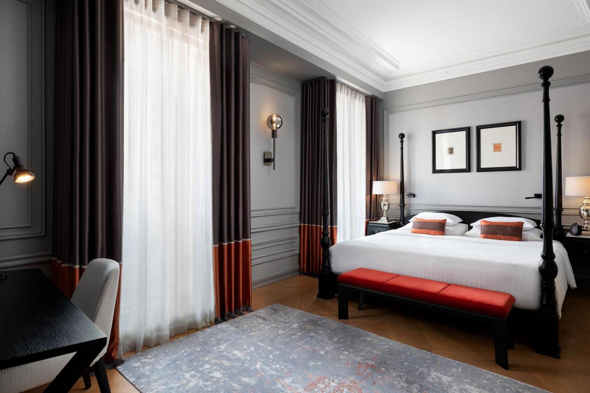 Hotel Telegraaf, Autograph Collection Tallinn Exteriér fotografie A bedroom at the hotel